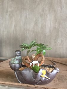 Kim Ngân tiểu cảnh Đức Phật và tình yêu